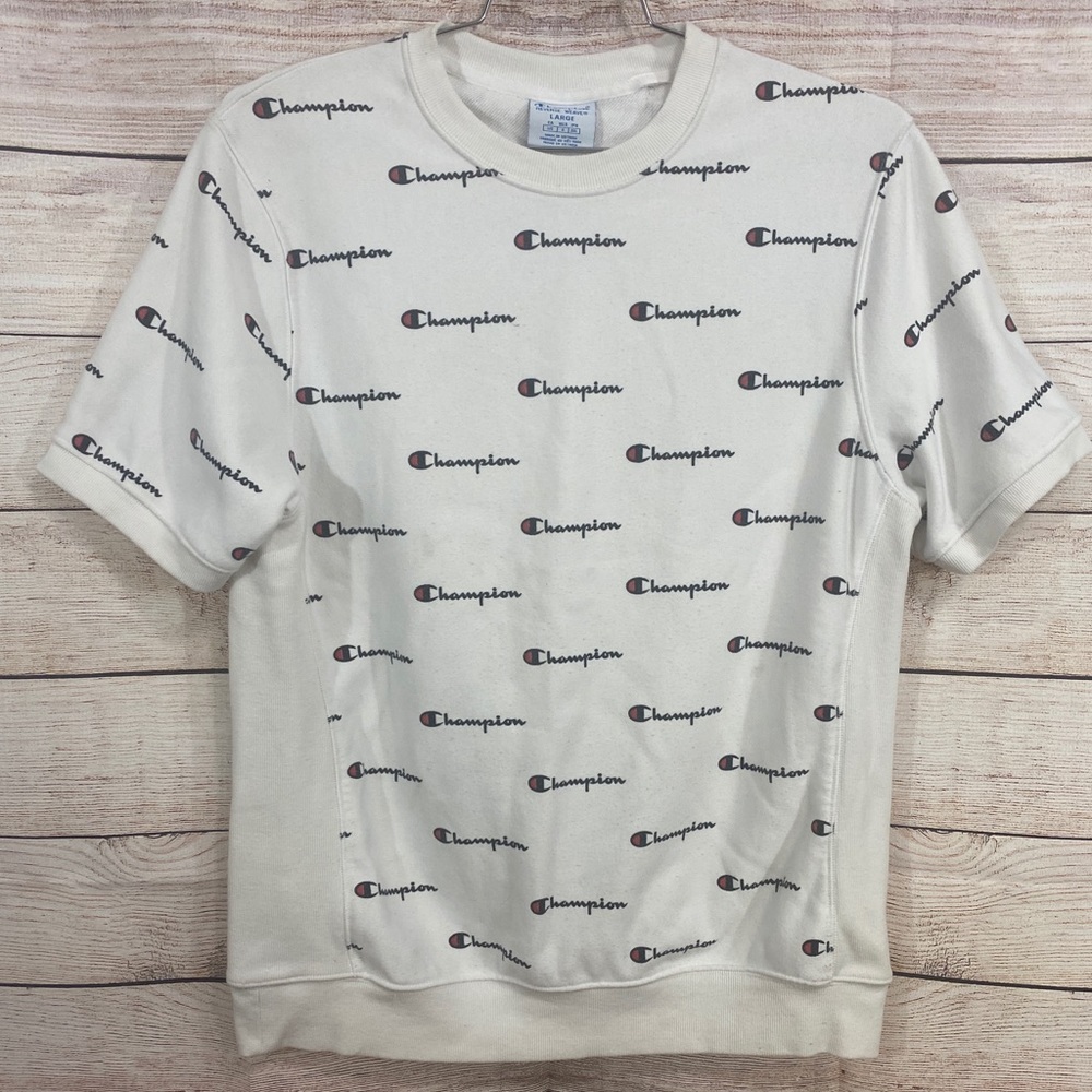 All over print Champion sweatshirt tee